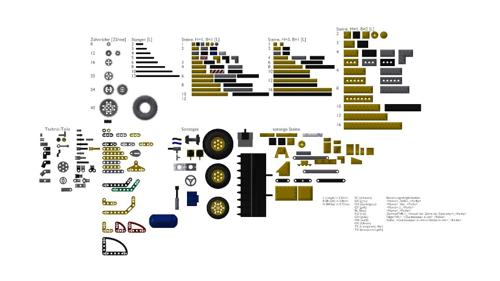 Lego Technic parts preview image